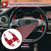 Ford Mustang Red Plastic Steering Wheel Paddles (2015-2023)