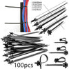 Car Wiring Harness 100 x Cable Ties Zip Tie Clips