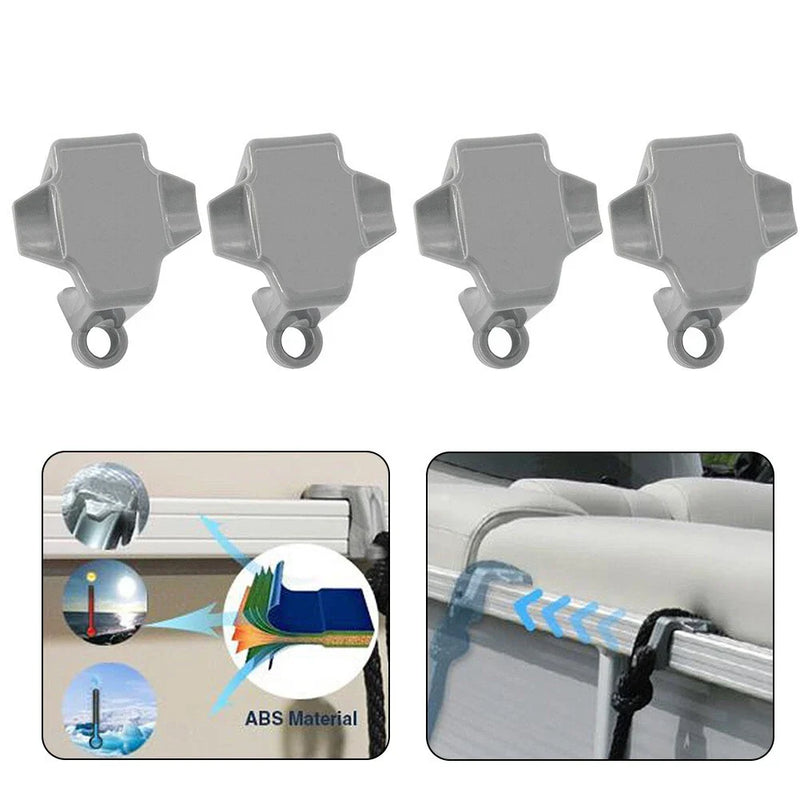 Bumper Fender Clips CS 2 x Boat Square Rail Fender Adjusters