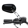Harley Touring Road King Street Glide Ultra 8mm Rear Black View Mirrors