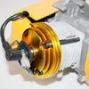 Yellow Racing Mini Pocket Quad 49cc 2-Stroke Engine Motor