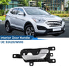 Hyundai Santa Fe (2013-2018) Black Silver Tone Interior Door Handle