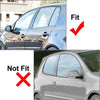 VW Golf MK5 Gloss Black Rear Window Louver Cover Trim (2004-2008)