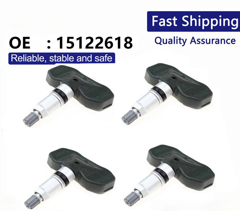 Chevy Colorado GMC Canyon HUMMER H3 H3T 4 x TPMS TIRE SENSOR (2004–2010)