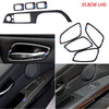 BMW 3 Series E90 E92 E93 Carbon Fiber Window Switch Panel Trim Set (2005-2012)