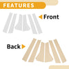 Honda Fit (2013-2019) Chrome Silver Tone 6 Pcs Door Pillar Window Trim