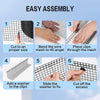 8" x 100ft Solar Panel Bird Guard & 100 x Stainless Steel Fasteners Clips