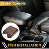 Ford F-150 Microfiber Leather Carbon Fiber Brown Armrest Cover