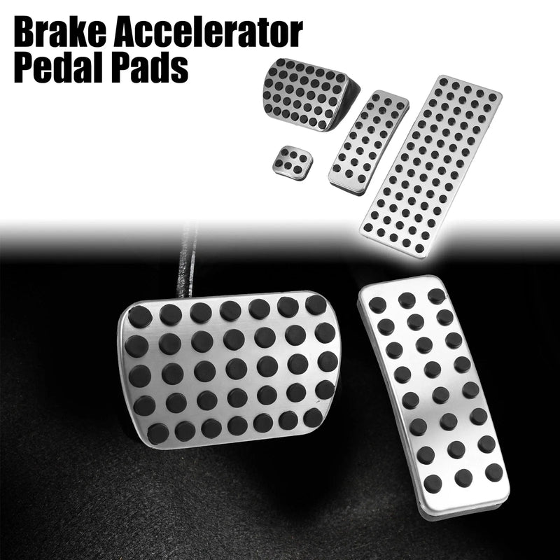 Mercedes Benz CLA GLB 4pcs Brake Gas Accelerator Pedal Covers (2014-2023)