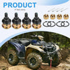 Yamaha Kodiak 450 YFM450 4x4 4x Front Upper & Lower Ball Joints (2018-2024)