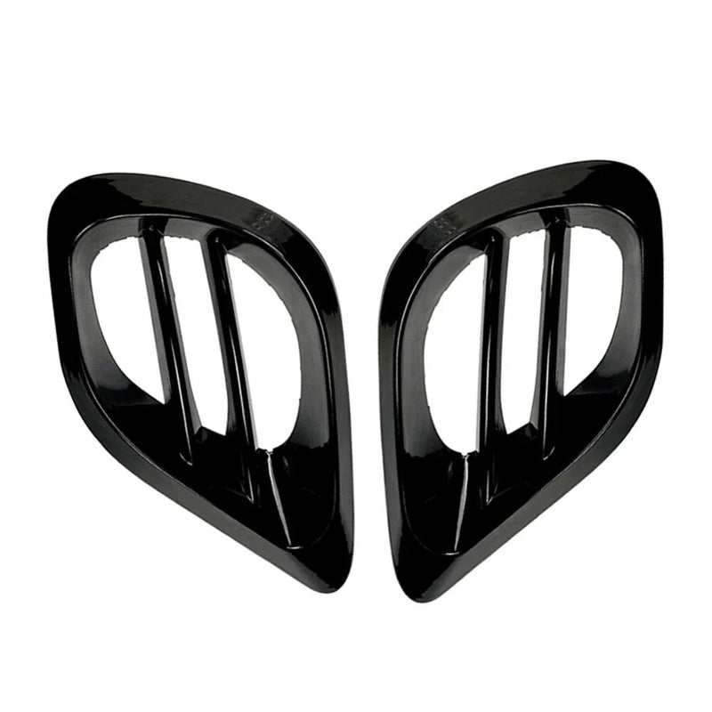 Mercedes Benz W213 E-Class Black Front Bumper Fog Grill Trim (2020+)