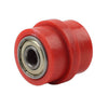 Street Bike Red 8MM Drive Chain Pulley Tensioner Wheel Guide