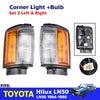 Corner Lights Turn Lamp LH+RH Fits Toyota Hilux LN50 LN56 Pickup UTE 1984-88 D06