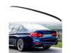 BMW 5 Series G30 4D Carbon Fiber Look ABS Boot Spoiler (2017-2023)