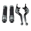 Suzuki GSX1400 Titan Extendable Brake Clutch Levers Grips Set (2001-2008)