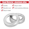 Chevrolet 4 x Silver Tone Aluminum Alloy Center Control Ring Knob Cover