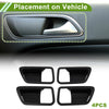 Toyota Tundra (2022-2024) - 4 Pcs Interior Door Handle Bowl Cover Trim