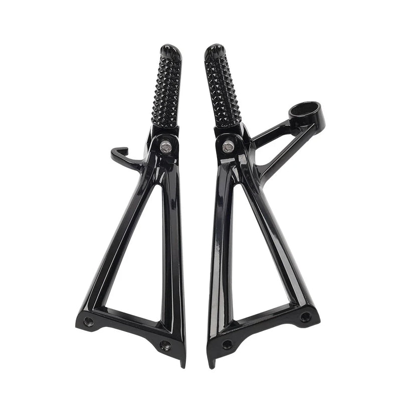 Yamaha YZF R6 Black Rear Passenger Footrests Pegs (2003-2005)