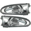 Proton Arena Jumbuck Satria Wira Persona 1 Pair Headlight Glass Lens (2000-2007)