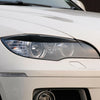 BMW X6 X6M 2 x Black Carbon Fiber Fog Light Trim Eyelids (2008-2014)