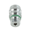 Vehicle 1pc A/C Service-Valve High Side R-134a Port Adapter With Replaceable Valve Cores