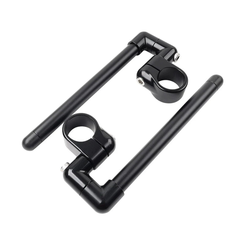 Motorcycle Cafe Racer 7/8" Black Clip-On Handlebar (Universal)