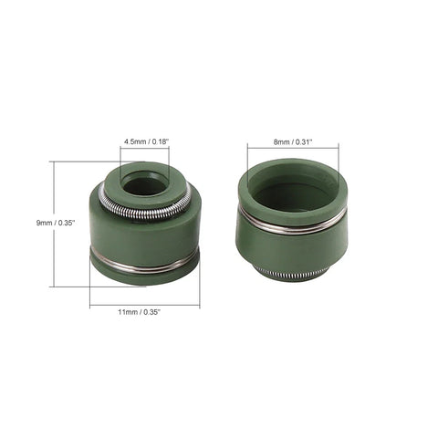 Honda CG125 20pcs Green Rubber Motorcycle Intake Exhaust Oil Seal
