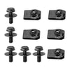 Engine Cover Undertray Splash Shield 10 x Body Bolts & 10 x U-nut Clips