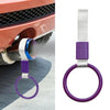 Subway Train & Bus Round Purple JDM Tsurikawa Ring Handle Strap Charm
