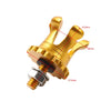 Harley Touring Dyna Gold Crown Rear Mudguard Seat Bolt Nut (1996-Present)