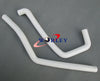 Yamaha Raptor 700 YFM700 Blue Silicone Radiator Hose (2006-2013)