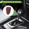 Honda Civic 2016-2021 - Red Black Faux Leather Car Gear Shift Knob Cover