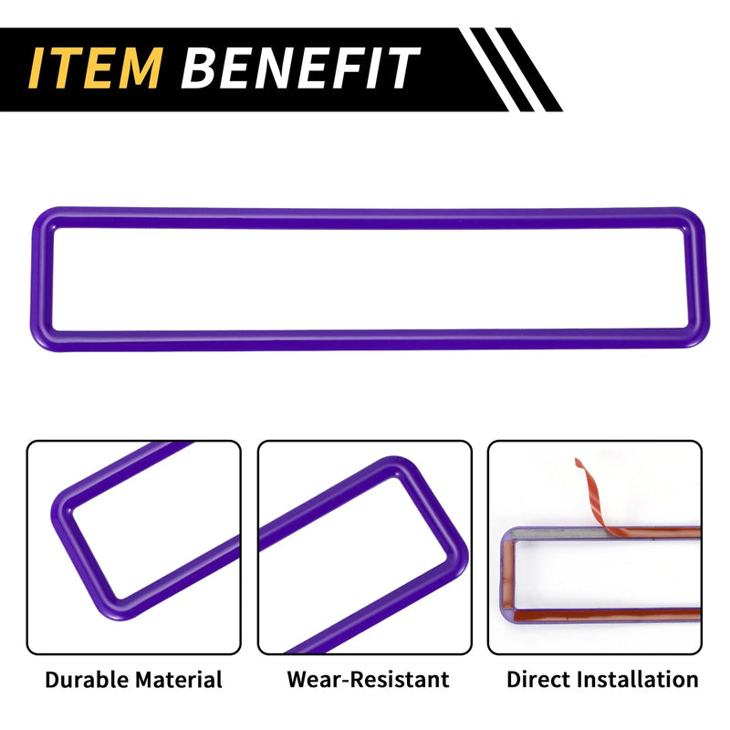 Jeep Wrangler JK (2011-2017) Purple Emergency Light Switch Panel Trim