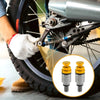 Motorcycle Motorcycle Screw M5x0.8 Fork Air Bleeder Valve Gold Tone 2 x