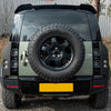 Land Rover Defender 90 110 Gloss Black ABS Rear Tail Light Covers (2020+)