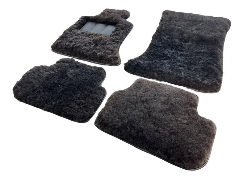 Rolls Royce Phantom Genuine Lambswool Sheepskin Floor Mats (2003-2016)