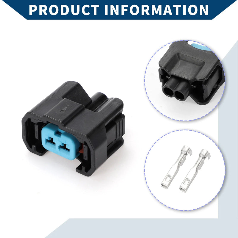 Honda 2 x Pin Fuel Injector Connector Plug