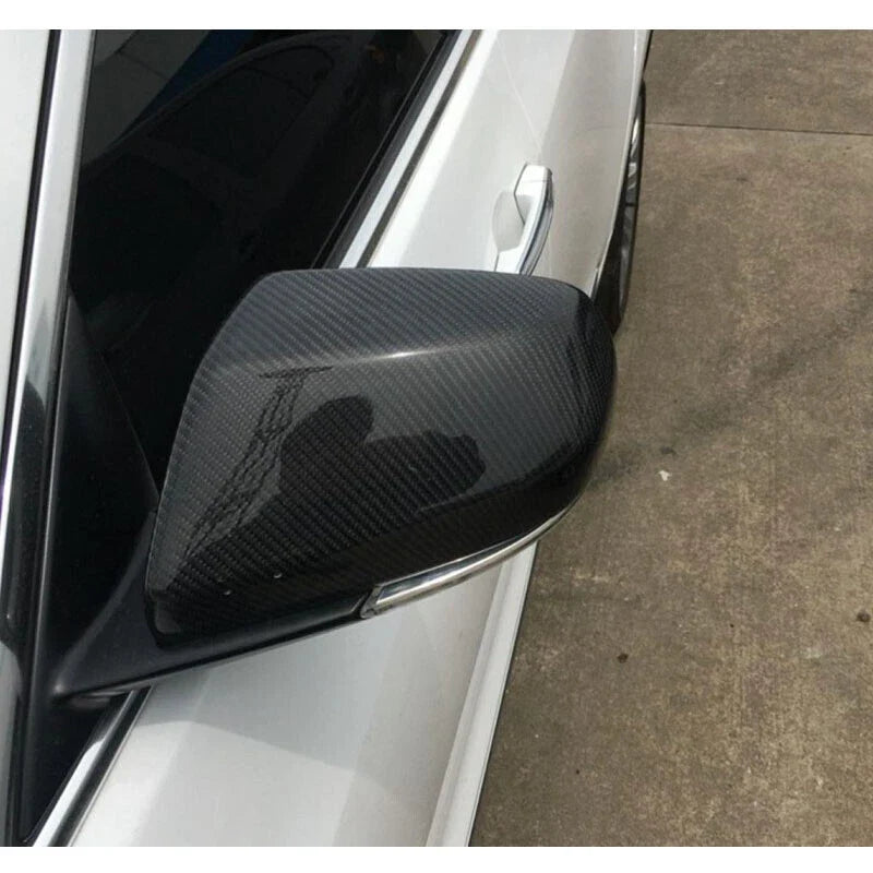 Cadillac ATS 2014-2018 Real Carbon Fiber Add-on Mirror Cover Caps