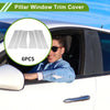 Nissan Elgrand 6 Pcs Silver Tone Pillar Window Trim (2011-2023)
