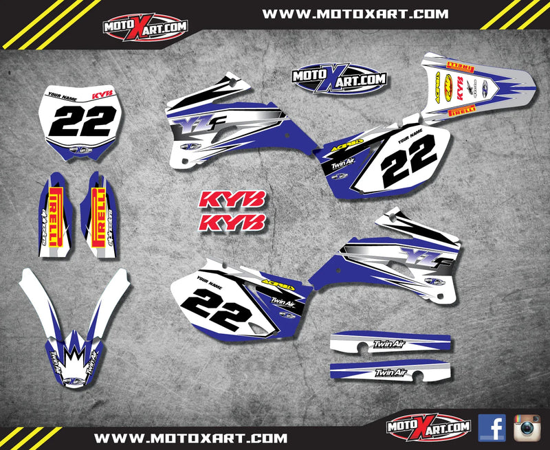 Yamaha YZF 450 SHOCKWAVE Full Graphics Kit (2006-2008)