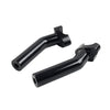 Harley Dyna Softail Sportster 6" CNC Pullback Handlebar Risers Black (2004-2023)