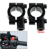 Motorcycle Black (M10) - Pair 22MM Handlebar Mirror Mounts Clamps