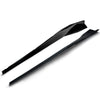 Corvette C8 2 x 5VM Style Glossy Black Side Skirts Extensions (2020-2023)