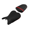Suzuki GSXR600 GSXR750 Black Red Driver & Passenger Seat (2006-2007)
