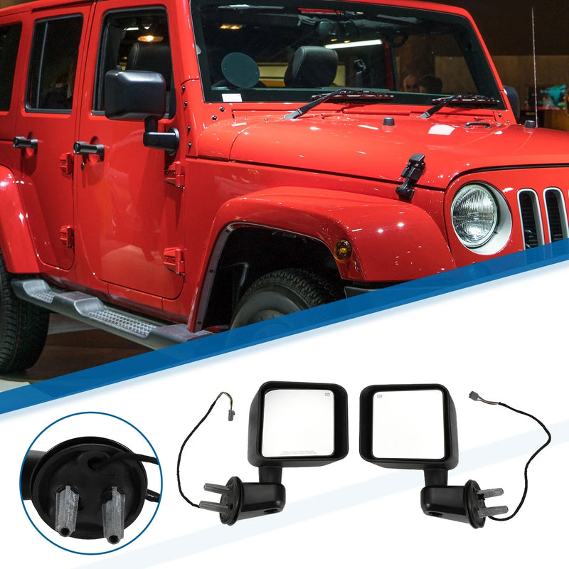 Jeep Wrangler (2015-2018) 1 Set Tow Mirrors