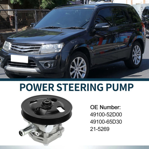 Chevrolet Tracker Power Steering Pump with Pulley (2001 - 2004)