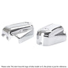 Harley Softail (2008-2017) Black / Chrome Rear Axle Cover Caps