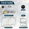 BMW 528i (2012-2016) Silver Tone Valve Cover with Gasket