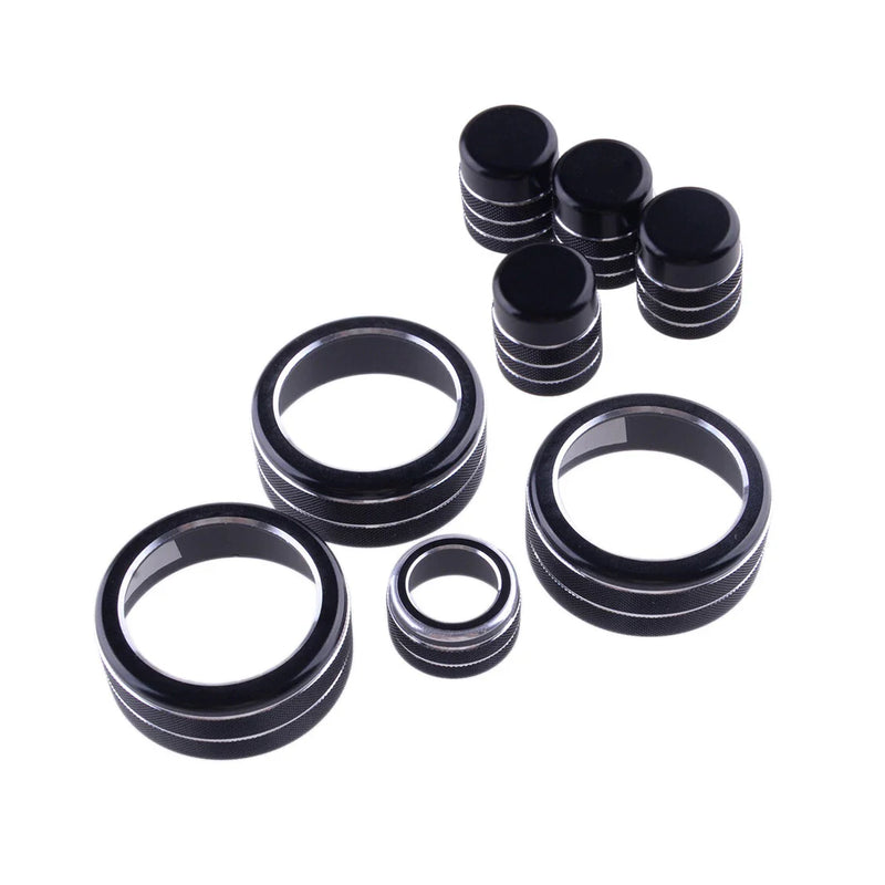 Honda Civic Sedan 8 x Black Dashboard Console Knob Covers (2022)