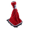 VW Golf MK5 MK6 R32 GTI Suede Leather 5 Speed Gear Shift Knob (2004-2009)